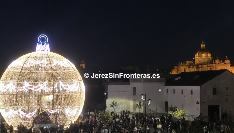 La esfera iluminada: la gran novedad de la Navidad de 2018 en Jerez
