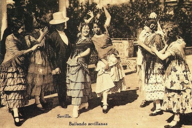 Postal antigua, perteneciente al Archivo Gráfico del Centro Andaluz de Documentación del Flamenco.#CulturaAND #FlamencoAND