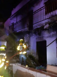 Incendio vivienda Jerez de la Frontera