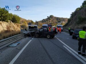 Trágico accidente en Coín: un hombre fallecido y varios heridos