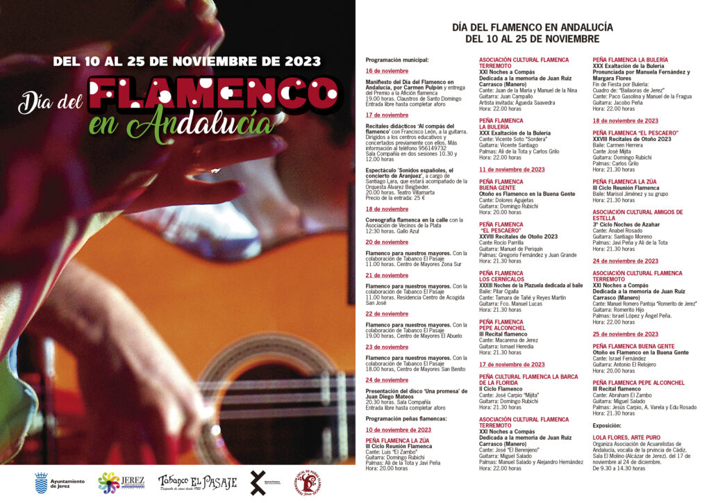 Jerez celebra el Día del Flamenco con un programa lleno de ritmo y pasión