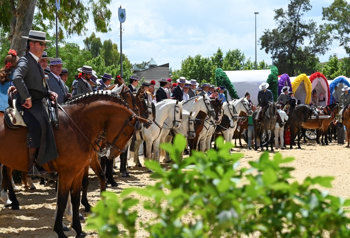 Jerez carretas y caballistas