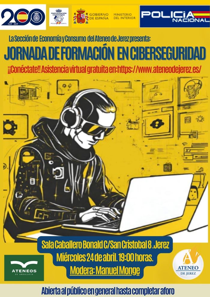 Policía Ateneo Jerez jornada ciberseguridad