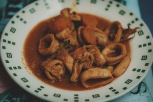 Garbanzos con chocos