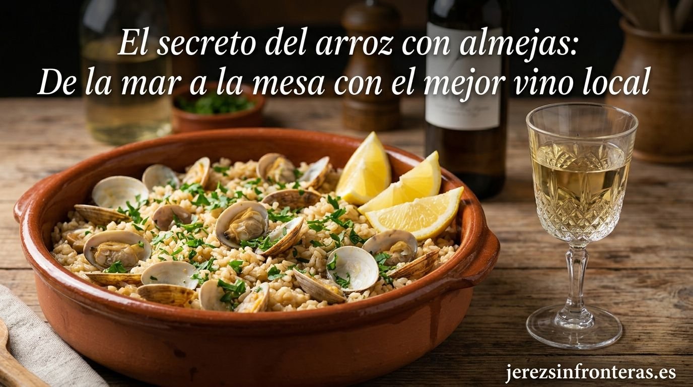El secreto del arroz con almejas: Sabores de la cocina popular gaditana con el toque inconfundible del fino de Jerez