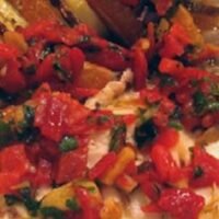 Brecas asadas con piriñaca