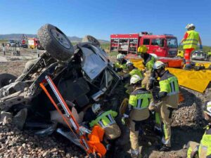 Trágico accidente dos personas