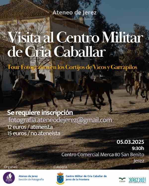 ¡ULTIMAS PLAZAS!: ¡Jerez a caballo! Visita el Centro Militar con el Ateneo