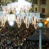 Imagen inauguración alumbrado de Navidad en Jerez
