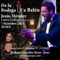 Disfruta del concierto 'De la Bodega a Belén' con Jesús Méndez y Laura Gallego en Jerez de la Frontera