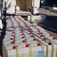 La Policía Nacional de Jerez incauta más de 2.700 litros de gasolina en operación contra el narcotráfico