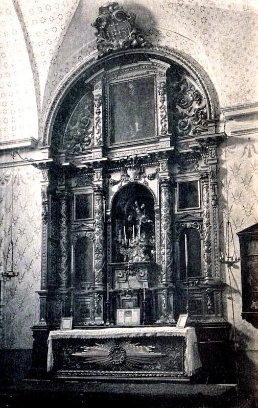 Retablo del Dulce Nombre de Jesús, mediando el siglo XX.