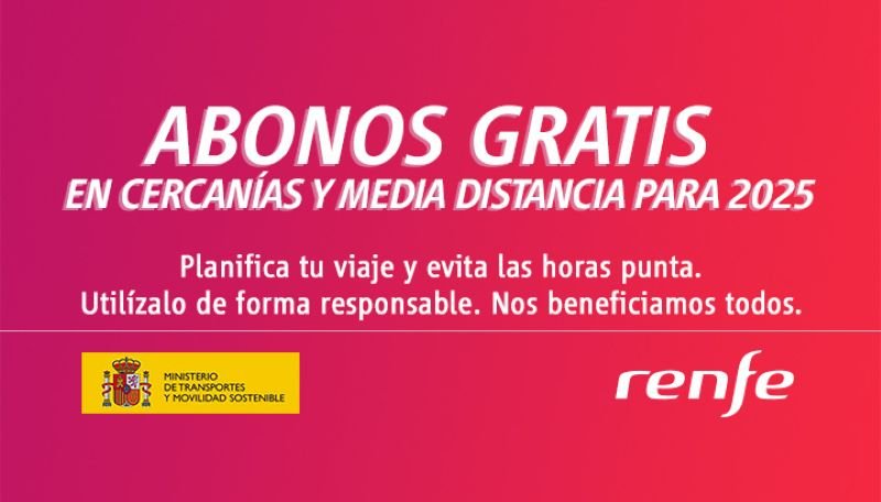 ¡Trenes gratis y con descuento otra vez!