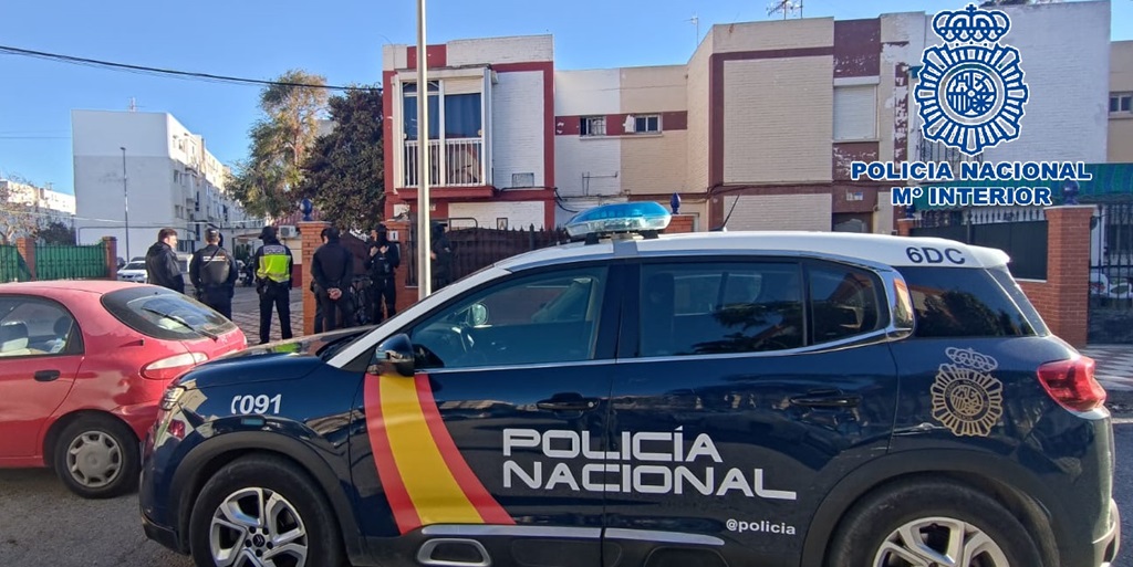 Imagen de la Policía Nacional en una operación contra el tráfico de drogas en Sanlúcar de Barrameda