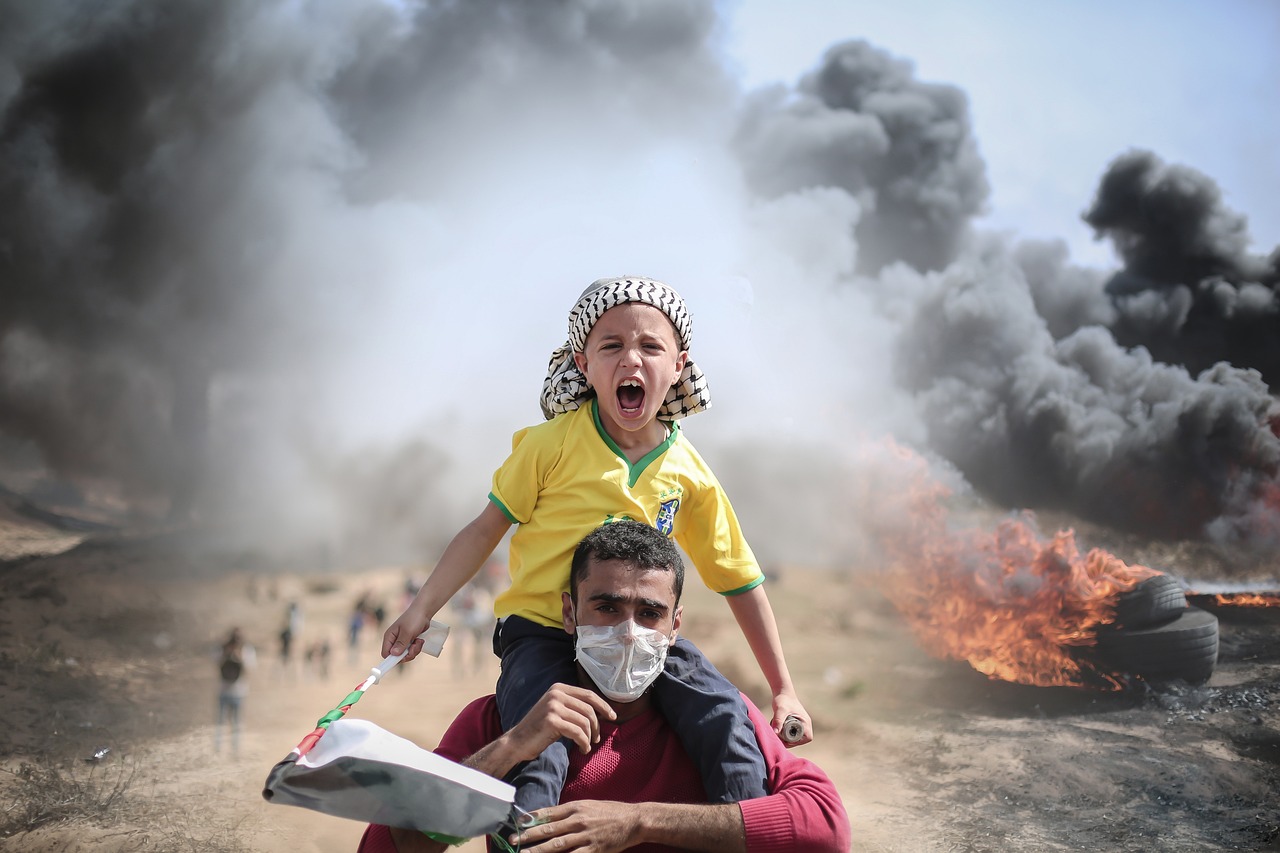 Imagen de la Violencia en Gaza