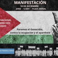Manifestación en Jerez: Una llamada a detener el genocidio en Palestina