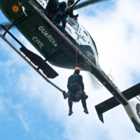 Imagen de helicóptero de Guardia Civil