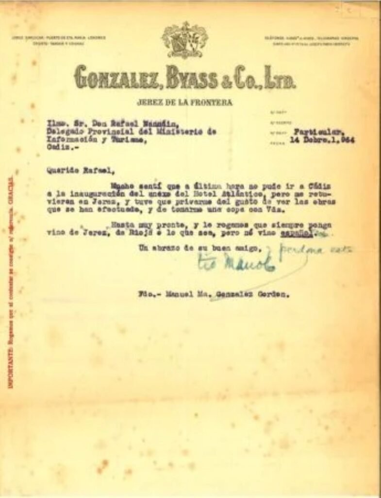 Ponga vino de Jerez pero no vino español solo