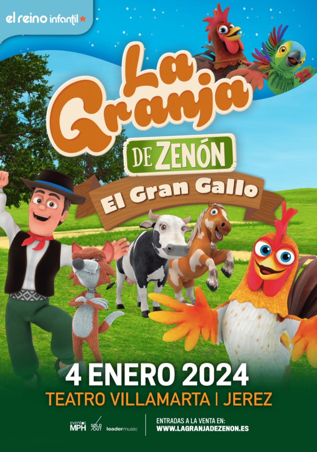 La Granja de Zenón presenta "El Gran Gallo": Un espectáculo inmersivo para toda la familia