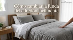El truco definitivo para poner la funda del edredón solo y preparar tu cama para el frío