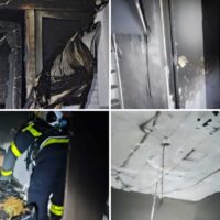 Bomberos Chiclana incendio en una vivienda