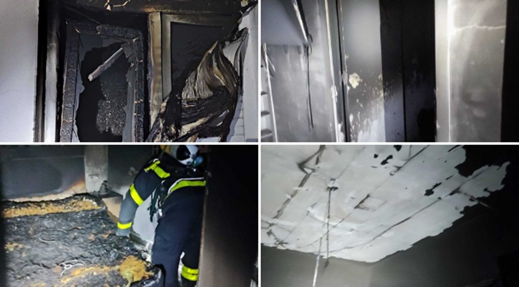 Bomberos Chiclana incendio en una vivienda