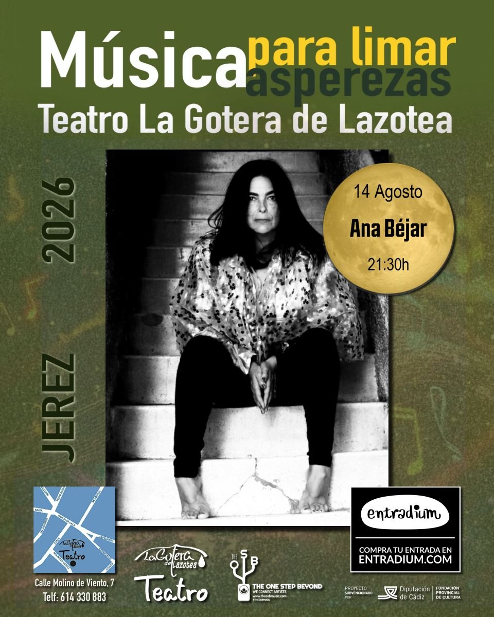 No te pierdas el concierto de Ana Béjar en Jerez. Una actuación íntima para presentar su nuevo álbum en directo.