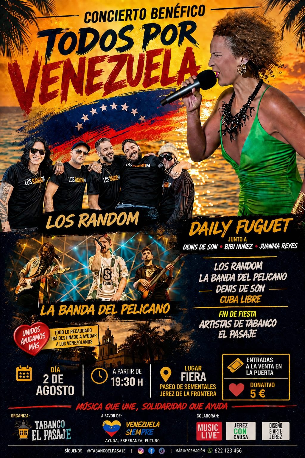 Concierto solidario en Jerez por Venezuela