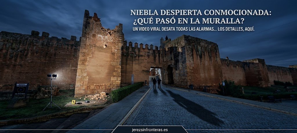 Cae el autor tras ser detenido por destrozos en una muralla medieval. Descubre cómo la Policía actuó tras hacerse viral el vídeo en redes.