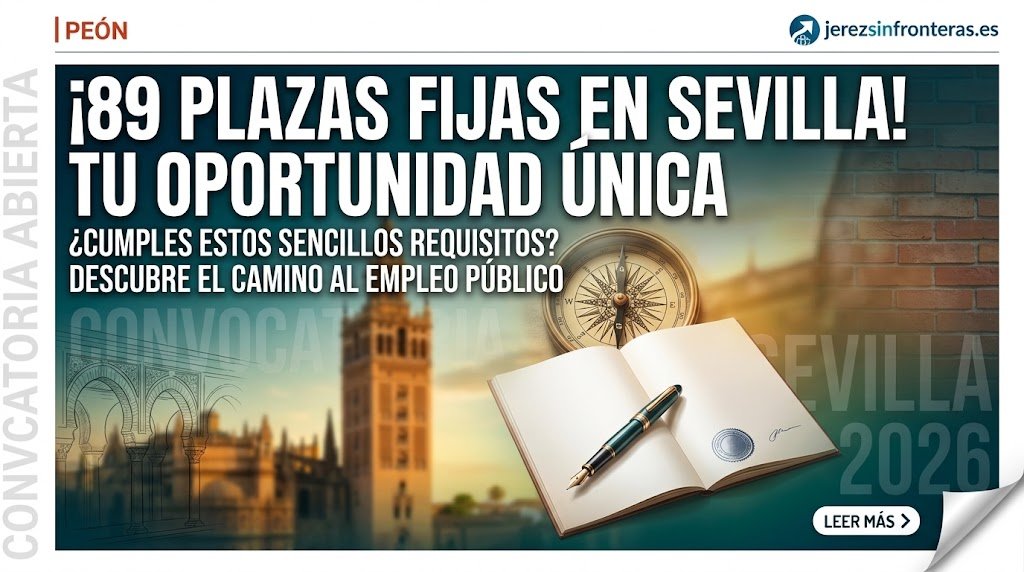Oportunidad laboral: convocatoria de empleo de peón en el Ayuntamiento de Sevilla 2026. Plazos y requisitos clave.