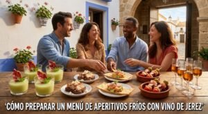 Cómo preparar un menú de aperitivos fríos con vino de Jerez paso a paso