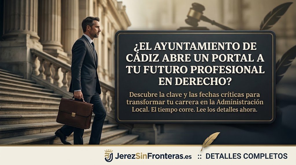 Oposiciones a letrado en el Ayuntamiento de Cádiz: descubre requisitos, plazos de inscripción y consigue tu plaza.