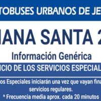 Semana Santa Jerez Autobuses