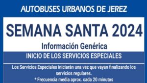 Semana Santa Jerez Autobuses