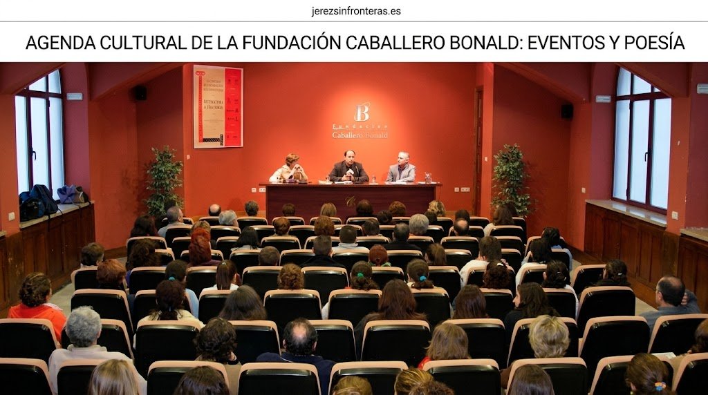 Consulta la agenda cultural de la Fundación Caballero Bonald con conferencias, libros y debates en Jerez.