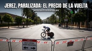 El caos de La Vuelta en Jerez: cortes de tráfico de siete horas paralizan autobuses, colegios y comercios