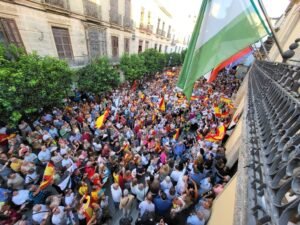 Jerez se suma con una masiva concentración al apoyo a Ceuta