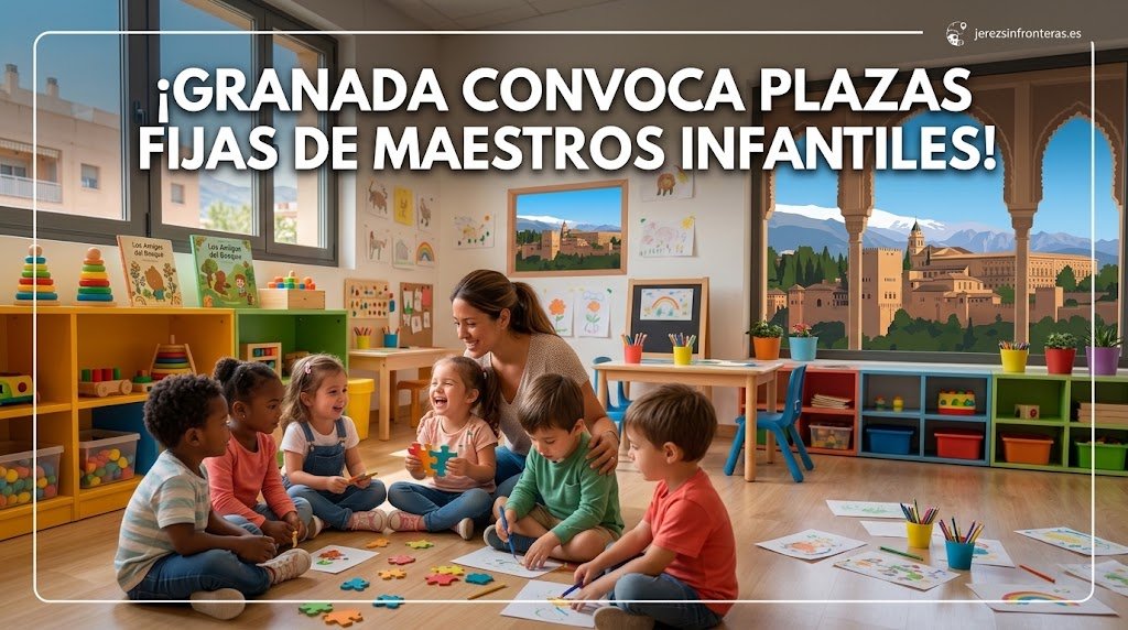 El Ayuntamiento de Granada convoca 5 plazas fijas de Maestros de Educación Infantil