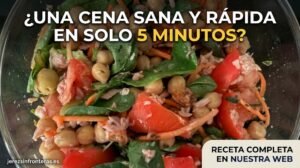 Ensalada de garbanzos y atún fácil: receta rápida y saludable