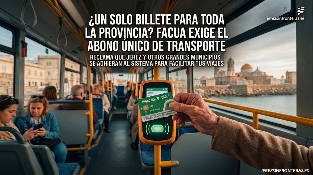 ¿Un solo billete para todo el autobús y tren? La petición de FACUA que cambiará los desplazamientos en Cádiz