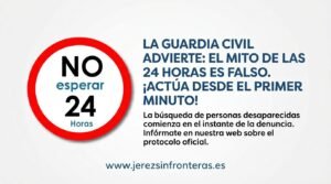 La Guardia Civil lo deja claro: nunca esperes 24 horas para denunciar una desaparición