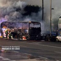 incendio de autobús