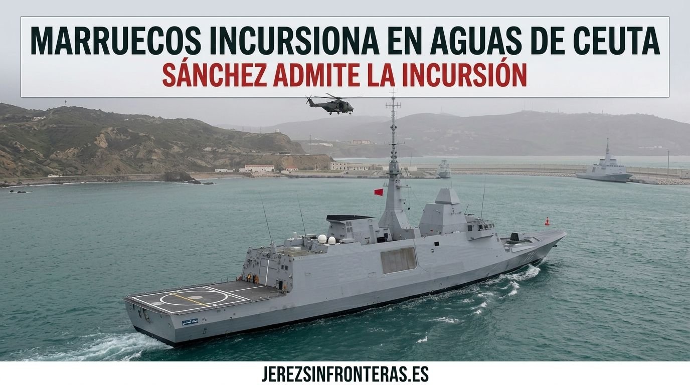 Sánchez admite en el Palacio Real la incursión de buques de guerra marroquíes el día del asalto masivo a Ceuta