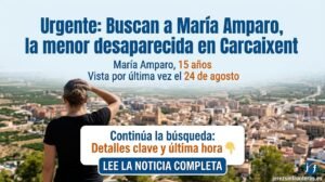 Urgente alerta de búsqueda de una joven menor en Valencia