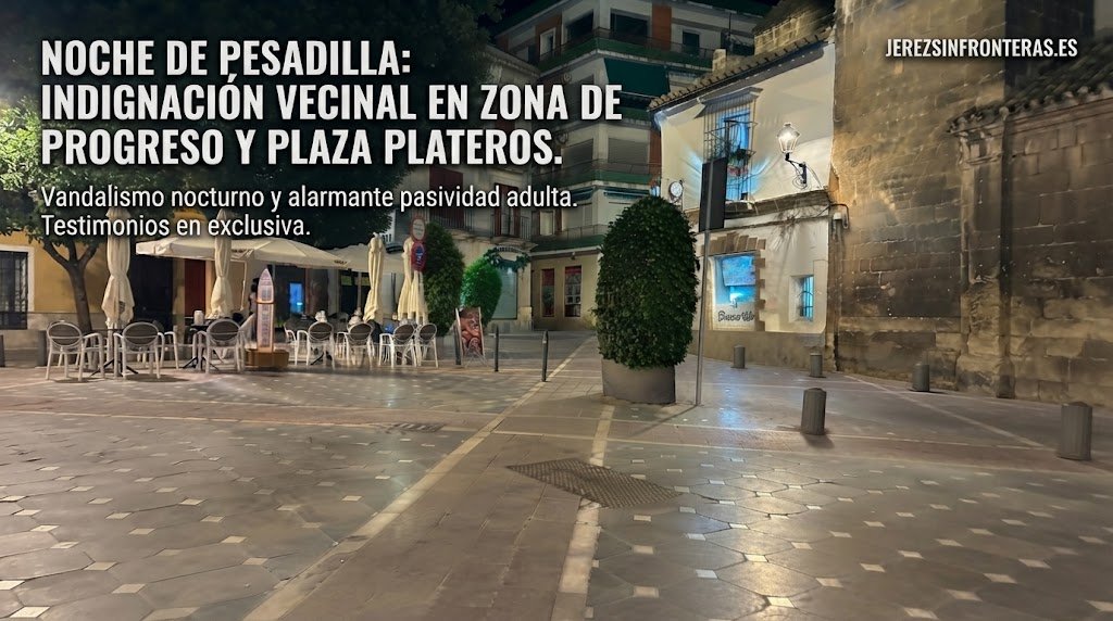 Vecinos de la zona de Progreso denuncian acoso con telefonillos y actos vandálicos de menores en plaza Plateros.