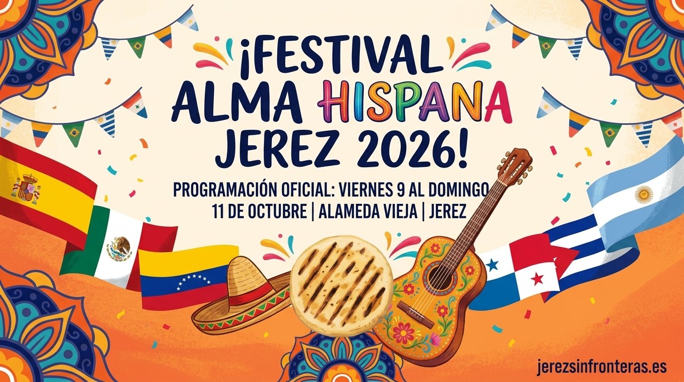 Música, gastronomía y folclore: todo listo para la gran cita del Festival Alma Hispana en Jerez 2026