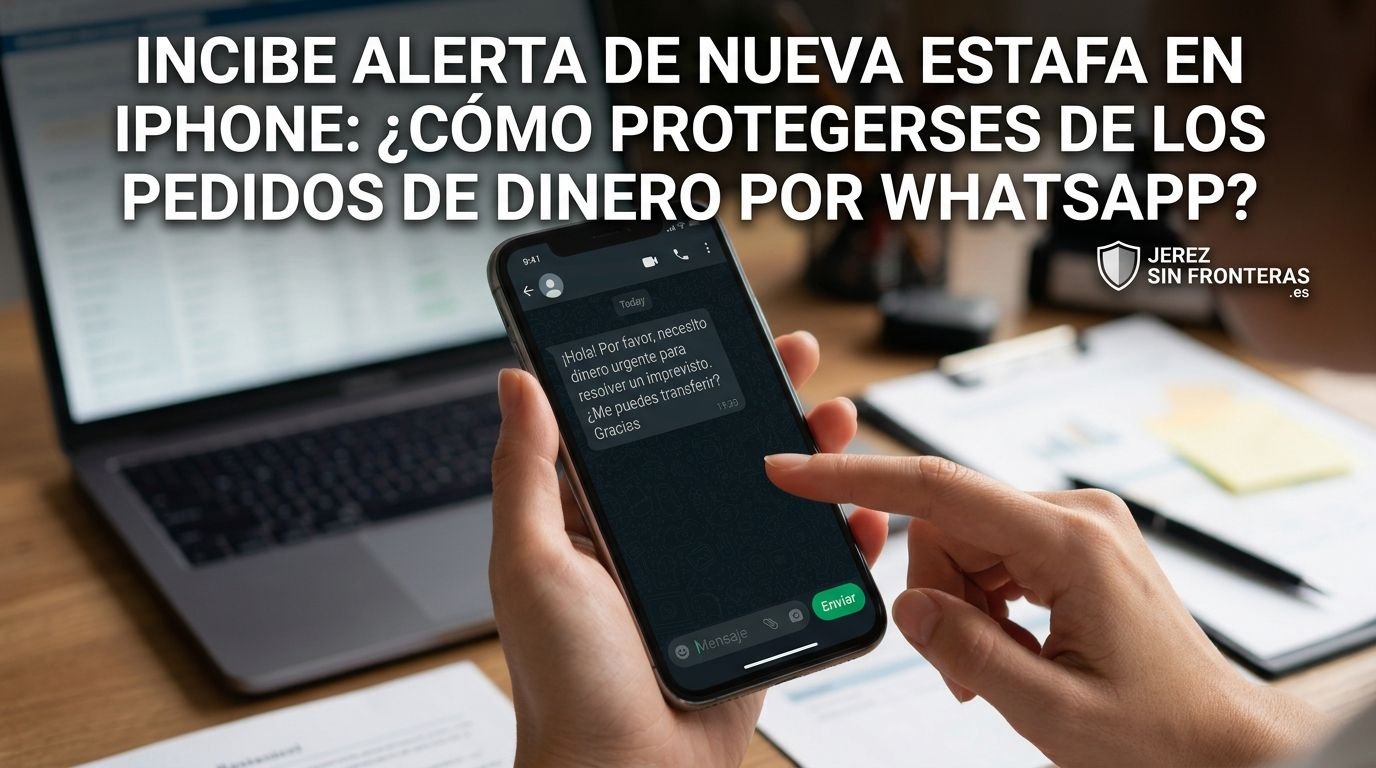 ¿Están usando tu WhatsApp para pedir dinero a tus contactos? Alerta del INCIBE en iPhone