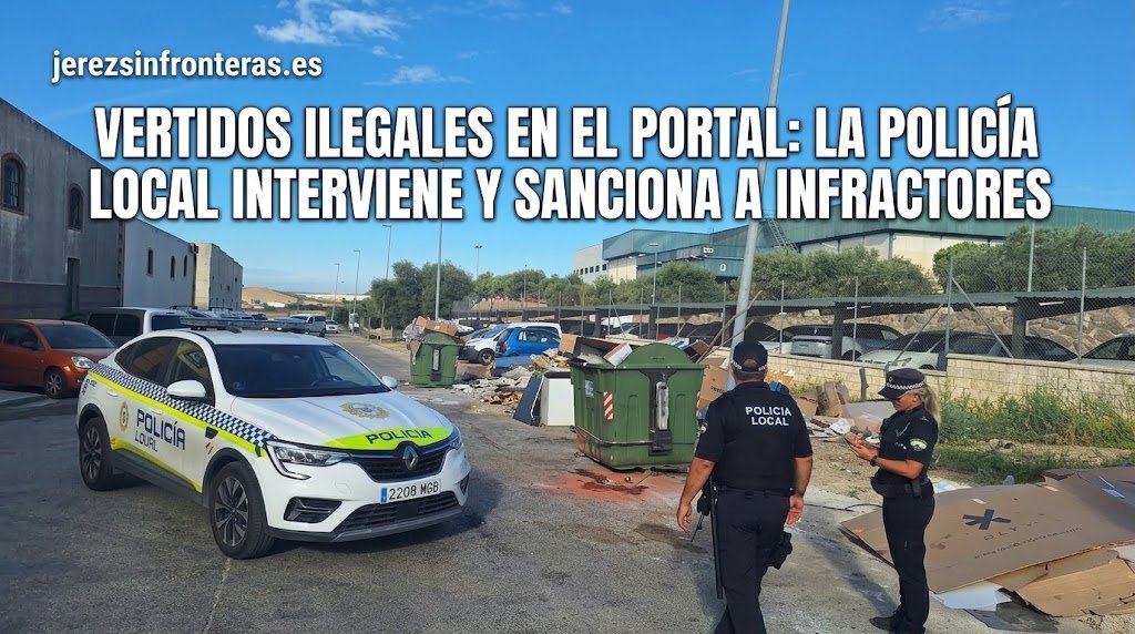 Pillados en El Portal: una retroexcavadora y cartones indebidos provocan nuevas sanciones en Jerez