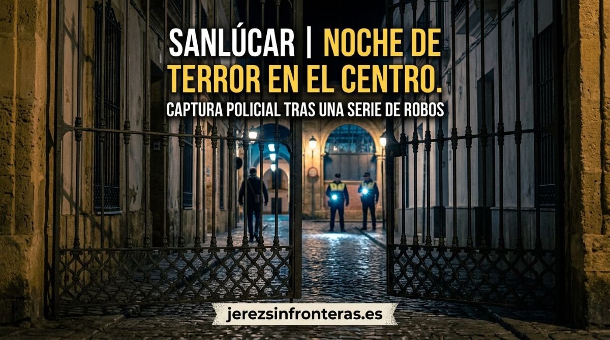 Caen los robos en Sanlúcar tras la captura nocturna de un peligroso asaltante en el centro