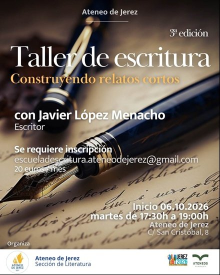 Taller de escritura en Jerez